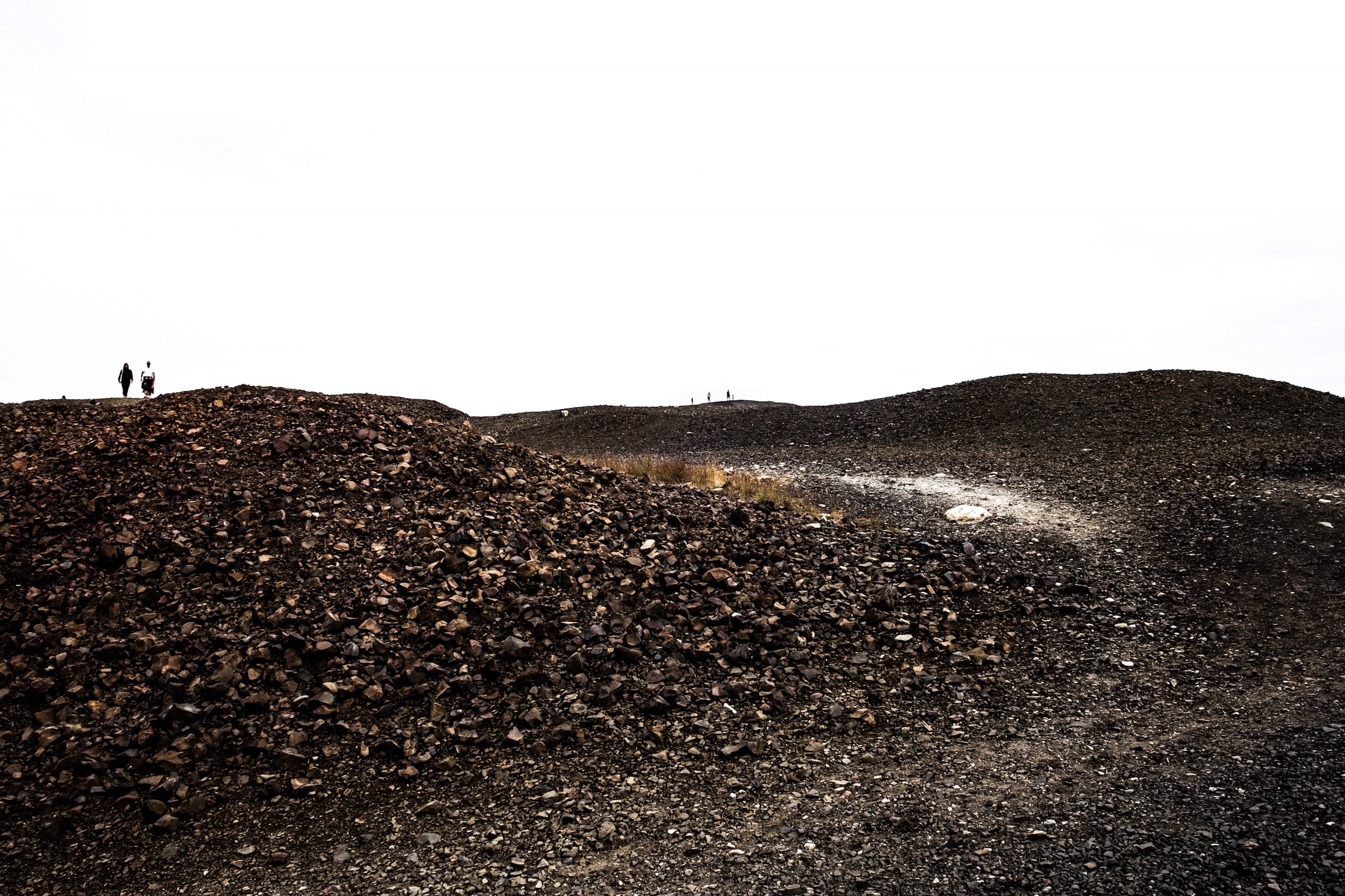 Slagghaugene på Røros. Som å være på månen, tre